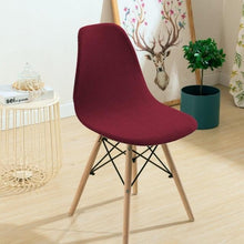 Load image into Gallery viewer, Waterproof Chair Cover for Shell Chair Washable Removable Armless Shell Seat Cover Banquet Home Modern Style for Kitchen Dining Room Chair Slipcovers Dining Chair Covers Parsons Chair Slipcover Stretch Chair Covers For Dining Room
