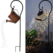 Load image into Gallery viewer, Waterproof Copper Solar Watering Can Light
