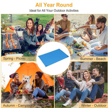 Load image into Gallery viewer, Waterproof Foldable Camping Rug Pocket Sand Proof Picnic Mat
