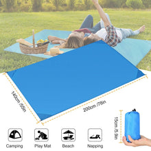 Load image into Gallery viewer, Waterproof Foldable Camping Rug Pocket Sand Proof Picnic Mat
