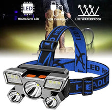 Load image into Gallery viewer, Waterproof LED Headlamp for Outdoor Adventures
