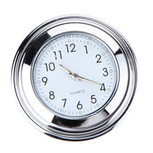 Load image into Gallery viewer, Waterproof  Motorcycle Handlebar Mount Quartz Clock Motorcycle Handlebar Motorcycle Handlebar Clock Motorcycle Modification Handlebar Mount Waterproof Quartz Clock Watch Accessories Watch Aluminum Luminous Clock Moto Black Accessories
