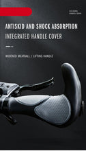 Load image into Gallery viewer, Waterproof Road Bike Horn Handlebar Cover Anti-Slip Handle Bar Grip Bicycle Accessories Mountain Bike Silicone Handlebar Grips Ergonomic Desgin With Bilaterally Locking Ring Non-Slip For Standard Bike
