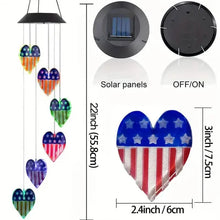 Load image into Gallery viewer, Waterproof Solar Wind Chime Light
