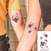 Load image into Gallery viewer, Waterproof Temporary Tattoo Lavender Stickers Butterfly Flower Luxury Small Tattoo For Body Arm
