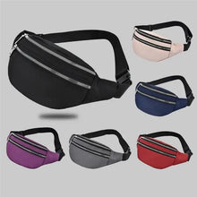 Load image into Gallery viewer, Waterproof Travel Unisex Fanny Pack Simple Design Waist Bags Fashion Bum Bag Trendy  Cross Body Chest Bags
