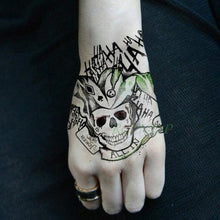 Load image into Gallery viewer, Waterproof Womens Temporary Sticker Tattoo Flower Rose Realistic Sketches For Arm Hand
