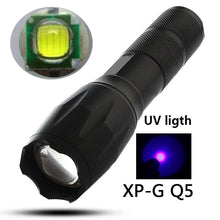 Load image into Gallery viewer, Waterproof Z45 Led Flashlight Ultra Bright Waterproof MINI Torch T6/L2/V6 zoomable 5 Modes 18650 rechargeable Battery for camping tactica Led Mini Water-Resistant Torch Light For Indoor &amp; Outdoor Camping Hiking Accessories Gear
