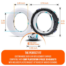 Load image into Gallery viewer, WC FreeZe Pulse 3D - Cooling Gel Earpads For PS5 Pulse 3D Headset
