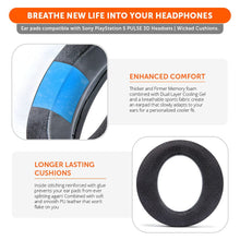 Load image into Gallery viewer, WC FreeZe Pulse 3D - Cooling Gel Earpads For PS5 Pulse 3D Headset
