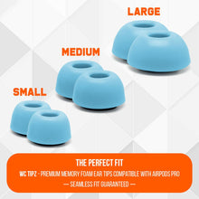 Load image into Gallery viewer, WC TipZ - Memory Foam Ear Tips for Airpods Pro &amp; Airpods Pro 2
