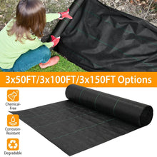 Load image into Gallery viewer, Weed Barrier Landscape Gardening Mat Fabric Woven
