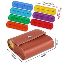 Load image into Gallery viewer, Weekly Pill Organizer Dispenser Box
