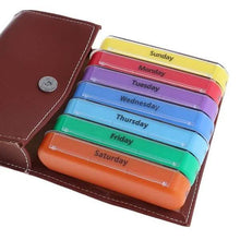 Load image into Gallery viewer, Weekly Pill Organizer Dispenser Box
