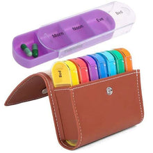 Load image into Gallery viewer, Weekly Pill Organizer Dispenser Box
