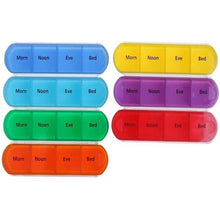 Load image into Gallery viewer, Weekly Pill Organizer Dispenser Box
