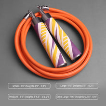 Load image into Gallery viewer, Weighted Jump Rope 8MM Skip Rope Non-Slip PU Power Handles PVC Adjustable Heavy Skipping Rope Non-Slip PU Handles Adjustable Heavy Jump Rope With Ball-Bearing Great For Build Muscle Improve Power Workout Fitness
