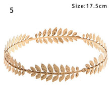 Load image into Gallery viewer, Western Fashion Retro Hair Bands For Women Wedding Metal Gold Leaf Butterfly Hair Headbands Girls Bride Gorgeous Hair Accessories For Women
