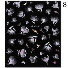 Load image into Gallery viewer, White Embossed Flower Lace 5D Sticker Decal Wedding Nail Art Designs Floral Flower Transfer Decal  Geometry  3D Wave Design Decoration for Women Girls Tape Nail Art Stickers Decal Decoration Geometry Transfer Decals Nail Art Decorations Decoration Decal
