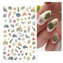 Load image into Gallery viewer, White Embossed Flower Lace 5D Sticker Decal Wedding Nail Art Designs Floral Flower Transfer Decal  Geometry  3D Wave Design Decoration for Women Girls Tape Nail Art Stickers Decal Decoration Geometry Transfer Decals Nail Art Decorations Decoration Decal
