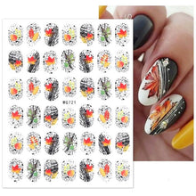 Load image into Gallery viewer, White Embossed Flower Lace 5D Sticker Decal Wedding Nail Art Designs Floral Flower Transfer Decal  Geometry  3D Wave Design Decoration for Women Girls Tape Nail Art Stickers Decal Decoration Geometry Transfer Decals Nail Art Decorations Decoration Decal
