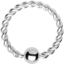 Load image into Gallery viewer, 16G 5/16 Seriously Twisted BCR Captive Ring
