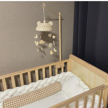 Load image into Gallery viewer, Wind Chime With Wooden Pendant Kids Room Decoration Wall Hanging Ornaments Clouds and Stars Sooth Pendant Toy  Nursery Decoration Gift for Newborn Boys and Girls
