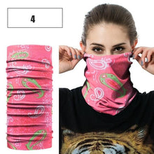 Load image into Gallery viewer, Windproof Head Scarves Neck Warmer Cycling Camping Hiking Men Women Fashion Magic Scarves Turban Outdoor Headband Bandanas Washable Cloth Bandanas Women Men Neck Gaiter Cover Turban Multipurpose Balaclava Elastic UV Face Shields for Women
