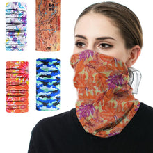 Load image into Gallery viewer, Windproof Head Scarves Neck Warmer Cycling Camping Hiking Men Women Fashion Magic Scarves Turban Outdoor Headband Bandanas Washable Cloth Bandanas Women Men Neck Gaiter Cover Turban Multipurpose Balaclava Elastic UV Face Shields for Women
