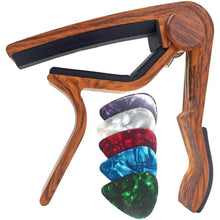 Load image into Gallery viewer, WINGO Quick-Change Capo for 6 String Steel Acoustic and Electric Guitars
