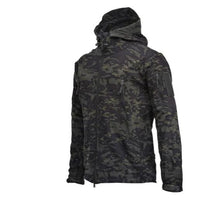 Load image into Gallery viewer, Winter Big Size Men Camouflage Jacket Soft Classic Design Unique Wind &amp; Water-Resistant Jacket Tactical Jacket Men Waterproof Warm Windbreaker Clothing For Men Outdoor Camouflage Hooded Coat

