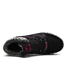 Load image into Gallery viewer, Winter Boots With Fur Warm Leather Snow Boots Mens Winter Work Casual Shoes High Top Rubber Ankle Boots Keep Warm Anti-Slip Soft Sole Warm Fur Lined Winter Ankle Booties
