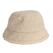 Load image into Gallery viewer, Winter Bucket Hat Women Warm Hats Vintage Faux Fur Fisherman Cap
