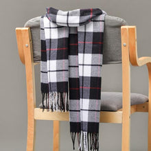 Load image into Gallery viewer, Winter Fashion Outdoor Plaid Soft Scarf Unisex Shawl Scarfs Warm Lightweight Wrap Muffler Elegant Cashmere Hijab Stylish Scarf Tassels For Women Men 185*35cm
