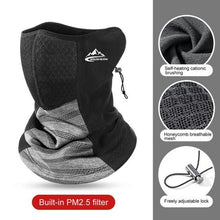 Load image into Gallery viewer, Winter Fishing Warm Mask Outdoor Sport Bandana Scarf Fishing Cycling Hiking Face Cover Neck Balaclava Neck Gaiter Warmer Face Mask Gaiter Bike Half Mask Cold Weather Half Balaclava Outdoor Sports Mask Tactical Neck Warmer for Men &amp; Women
