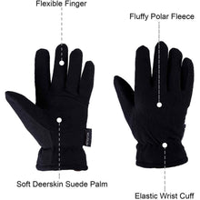 Load image into Gallery viewer, Winter Gloves Deerskin Suede Leather Palm -20¬∞F Cold Proof Work Glove
