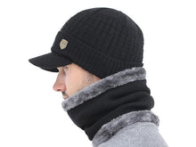 Load image into Gallery viewer, Winter Hat Skellies Beanies Hats Winter Beanies For Men Women Wool Scarf Caps Balaclava Mask Gorgas Bonnet Knitted Hat Set Outdoor Sport Warm Beanies Hat For Men Knitted Hats Bandana Hiking Camping Kid Neck Warmer Cap
