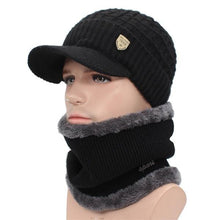 Load image into Gallery viewer, Winter Hat Skellies Beanies Hats Winter Beanies For Men Women Wool Scarf Caps Balaclava Mask Gorgas Bonnet Knitted Hat Set Outdoor Sport Warm Beanies Hat For Men Knitted Hats Bandana Hiking Camping Kid Neck Warmer Cap
