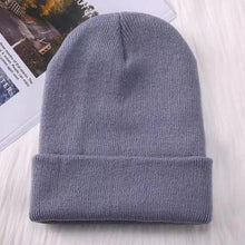 Load image into Gallery viewer, Winter Hats For Men Woman New Beanies Knitted Solid Cute Hat Girls Autumn Female Beanie Caps Warmer Stylish Ladies Casual Cap Outdoor Winter Adult Neutral Warm Hats Candy Color Knitted Woolen Hat for Women Men
