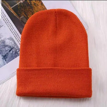 Load image into Gallery viewer, Winter Hats For Men Woman New Beanies Knitted Solid Cute Hat Girls Autumn Female Beanie Caps Warmer Stylish Ladies Casual Cap Outdoor Winter Adult Neutral Warm Hats Candy Color Knitted Woolen Hat for Women Men
