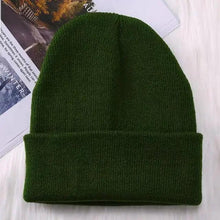 Load image into Gallery viewer, Winter Hats For Men Woman New Beanies Knitted Solid Cute Hat Girls Autumn Female Beanie Caps Warmer Stylish Ladies Casual Cap Outdoor Winter Adult Neutral Warm Hats Candy Color Knitted Woolen Hat for Women Men
