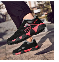 Load image into Gallery viewer, Winter Leather Sneakers Keep Warm Waterproof Mans Sneakers Work Casual Shoes Mens Autumn Anti-slip Leather Lace Up Lightweight Soft Modern Comfortable Classic Walking Sneakers
