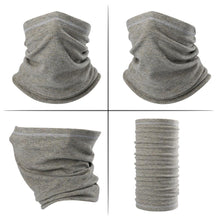 Load image into Gallery viewer, Winter Neck Warmer Gaiter Bandana Mask Tube Scarf Fleece Half Face Cover Sports Thermal Ski Hunting Cycling Snowboard Men Women Mask Headwear Scarf Bandana Hood Half Breathable Dustproof Hang-Ear Cap Bike Headbands Face Cover
