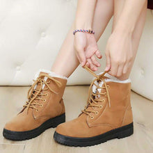 Load image into Gallery viewer, Winter Outdoor Flat Short Boots
