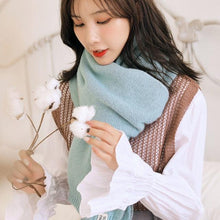 Load image into Gallery viewer, Winter Soft Solid Thicken Soft Lightweight  Warm Scarf Cashmere Scarves Pashmina Shawls Wraps Scarves Pashmina Shawls Wraps Knitted Wool Long Scarf Women

