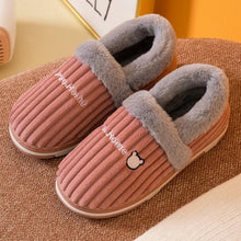Load image into Gallery viewer, Winter Warm Home Slippers Women Cat Non-Slip Home Shoes Indoor Floor Bedroom Couple Plush House Slippers Comfort Plush Cute House Lucky Cat Warm Indoor Home Shoes
