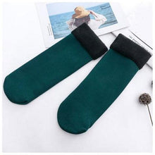 Load image into Gallery viewer, Winter Warm Thicken Thermal Socks Wool Cashmere Snow Black Skin Seamless Sock Velvet Soft Boots Floor Sleeping Socks
