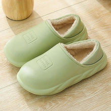 Load image into Gallery viewer, Winter Waterproof Home Slippers Womens New Plush Warm House Soft Slippers Non-Slip Memory Foam Couples Shoes Women's Cozy Warm Slippers Memory Foam Indoor Outdoor Winter Slippers

