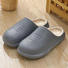 Load image into Gallery viewer, Winter Waterproof Home Slippers Womens New Plush Warm House Soft Slippers Non-Slip Memory Foam Couples Shoes Women's Cozy Warm Slippers Memory Foam Indoor Outdoor Winter Slippers
