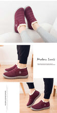 Load image into Gallery viewer, Winter Waterproof Shoes Men's Fashion Sneakers Outdoor Work Warm Shoes For Men Slip On Casual Comfortable Warm Outdoors Walking Waterproof Soft Shoes
